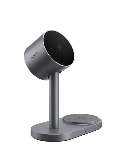 AUKEY MagFusion 2X Qi2.2 25W 2-in-1 Dual Magnetic Wireless Charging Station for iPhone, Samsung & Google Pixel – LC-MC213
