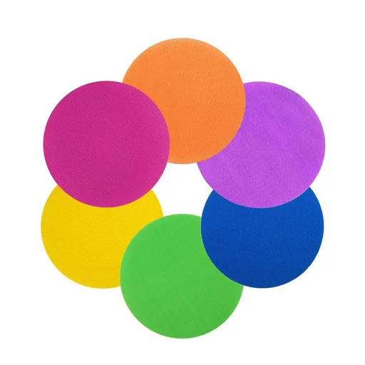 30pcs Mark Multicolor Classroom Spots Stickers Game Carpet Spot Markers Preschool Supplies Circles Rug Marker Preschool Round