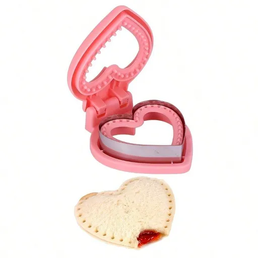 Heart Shaped Sandwich Cutter Sealer Kitchen Utensils Baking Tools Valentine's Day Gifts