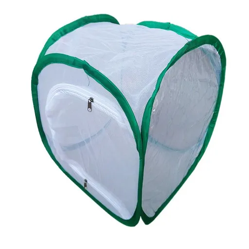 Insect and Butterfly Habitat Cage Pop-up s with Zipper ProtectionFive mesh panels for good airflow