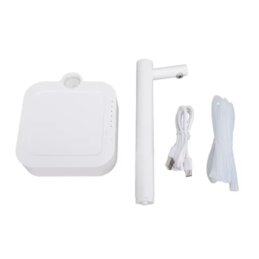 Water Dispenser Countertop 7 Stage Quantitative Water Pump Portable White Electric Water Dispenser Desktop for Home Room Office Camping