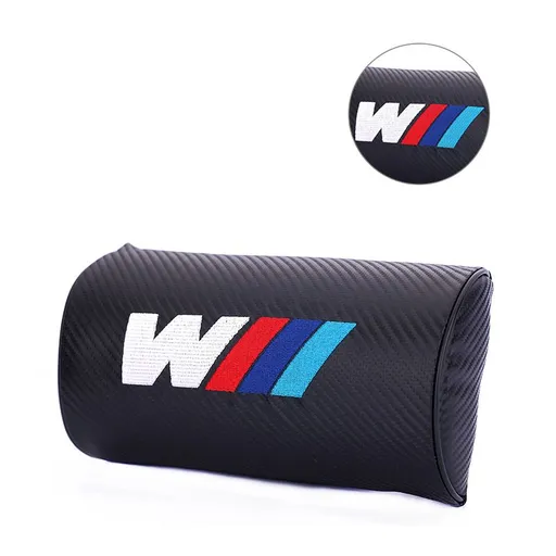 Car Headrest Pillow Carbon Fiber Pattern /M Semi-circular head restraint