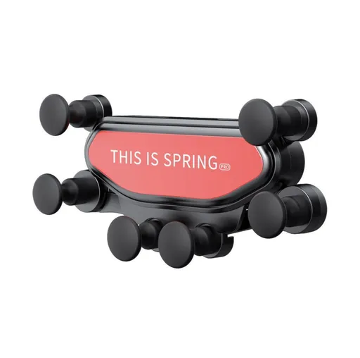 Car Phone Holder THIS IS SPRING Gravity Air Vent [KM20 three generation silent bracket] Melbourne Red