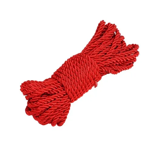 House Of Dasein Soft Cotton Rope 5M 10M Bdsm Bondage Restraints Kink Fetish - Red - 10M - Silk