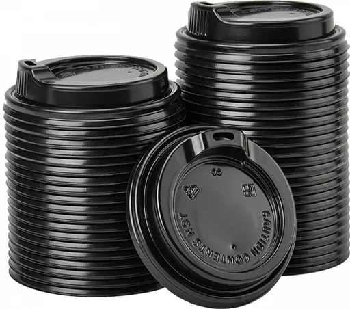 1000x Plastic Coffee Cup Sip Lids Suits 8oz/10oz Cups Take Away Bulk 80mm