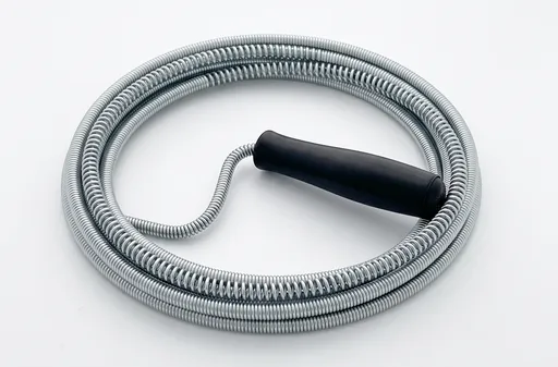 3 Metre Flexible Snake Drain Cleaner and Pipe Unblocker with Handle