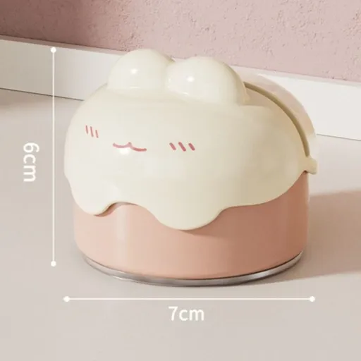 Cute Suction Cup Knife Sharpener, Vacuum Suction Kitchen Knife Sharpening Tool with Tungsten Steel—Pink