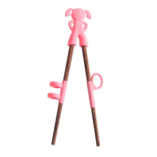 2 pcs kid chopsticks, learning chopsticks helper for kids, training chopsticks with animals for beginners