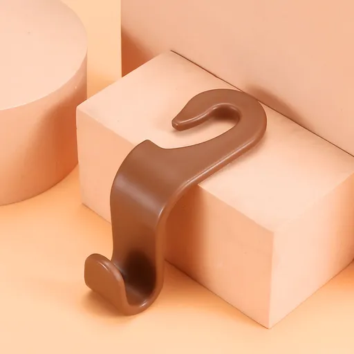 Car Seat Back Hook A Mu Coco Plastic Back hook (Brown single)