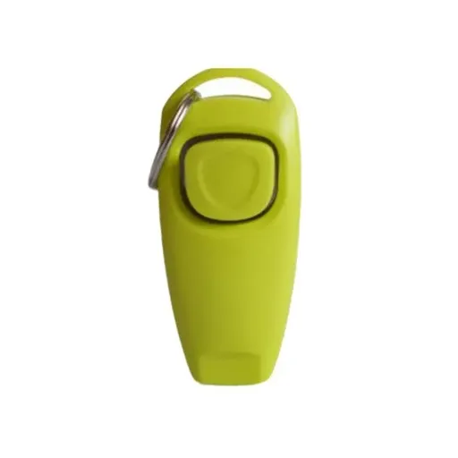 Dog Whistle and Clicker Set for Training Stop Barking Obedience Tool Combo - Light Green