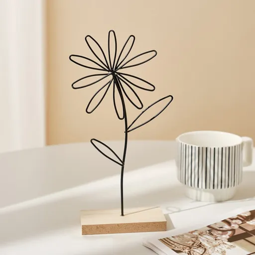 Leaf Decor Metal Golden Leaf Ornaments and Base Modern Simple Gold Leaf Table Sculpture for Living Room Bedroom Bookshelf Desktop Decoratio, Valentines Day Decorations: Desktop Ornament Black1