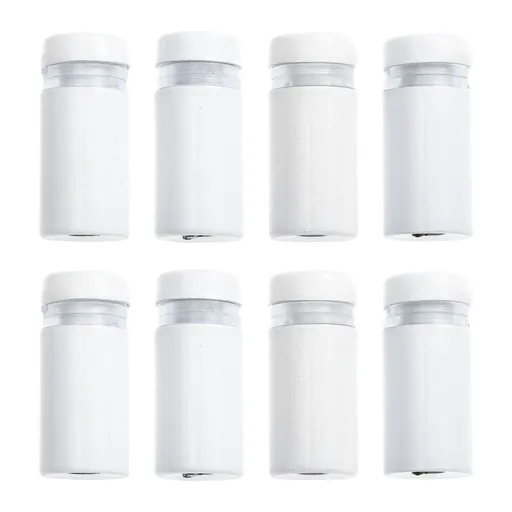 8pcs Glass Screw Nails Set for Advertising Support, Decorative Nails for Secure and Stylish Display