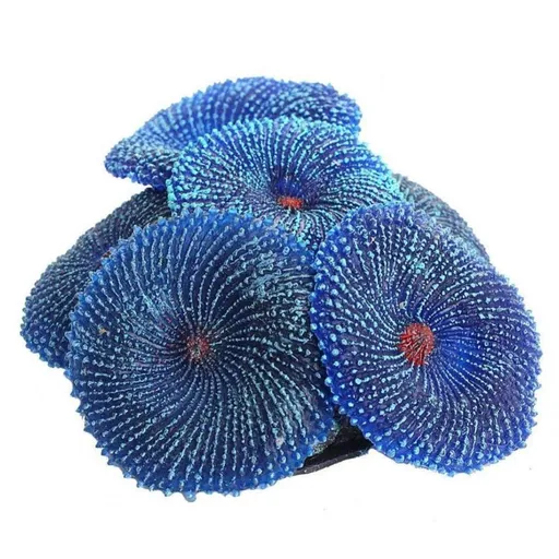 1pc Resin Blue Coral Sea Plant Ornament Artificial Coral Aquarium Ornament Silicone Artificial Coral Plant Decoration for Fish