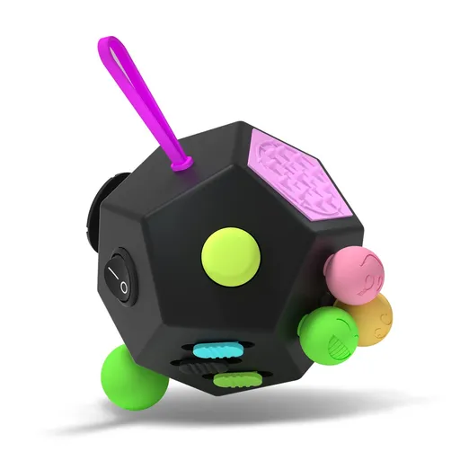 Creative Stress Reduction Cube Generation 2 12 sided Stress Reduction Cube Slow Pressure Cube，Fidget Toys, Autism Toys