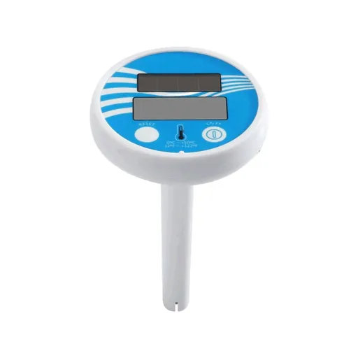 Solar Panel Floating Pool Thermometer With Large Digital Display For Accurate Temperature Readings In Pools And Aquariums