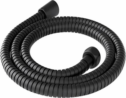 Shower hose - Shower hose - 200 cm - Anti-kink - black - Stainless steel - steel & copper - Bathroom Accessories - Water hose Shower - Home accessories - shower hoses - Flexible - Universal G1/2"
