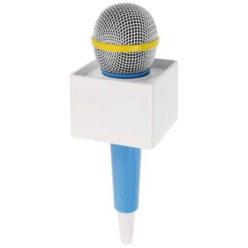 Fake Microphone Prop - Simulated Pretend Mic for Roleplay, Party, or Stage Use