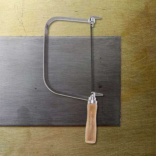 Jewelry Saw Kit Coping Saw Wood Handle U-Shape Iron 2 Sets
