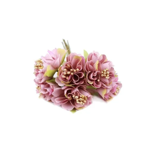MINI FABRIC FLOWERS TOPPING for Hat Decoration - High Quality Product