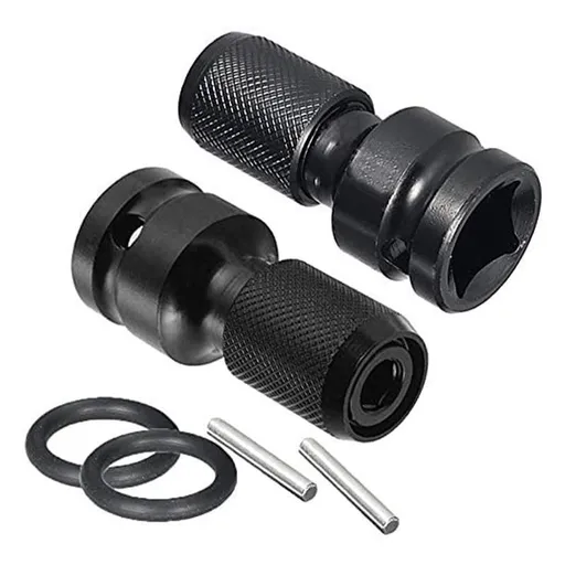 Quick Release Hex Female Socket Adapter Converter Chuck Adaptor for Impact and Ratchet Wrenches-2pcs