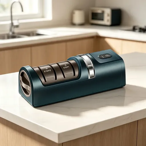 1-Pack USB Rechargeable Electric Knife Sharpener with Built-in Lithium Battery – Efficient Precision Grinding, Sharpens Without Damaging Blades, Easy Operation, Designed for Kitchen Knives, Ideal for Home Cooks & Chefs./dark green