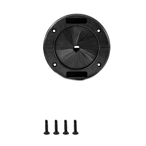 Round Brush Grommet Replacement Raised Floor Round Cable Management Grommet for Wiring And Line Organization Enduring