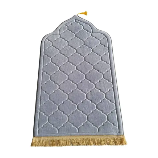Muslim Prayer Mat, Thick Soft Velvet Muslim Rug, Portable Muslim Prayer Rug, Soft Luxury Great for Knees and Forehead