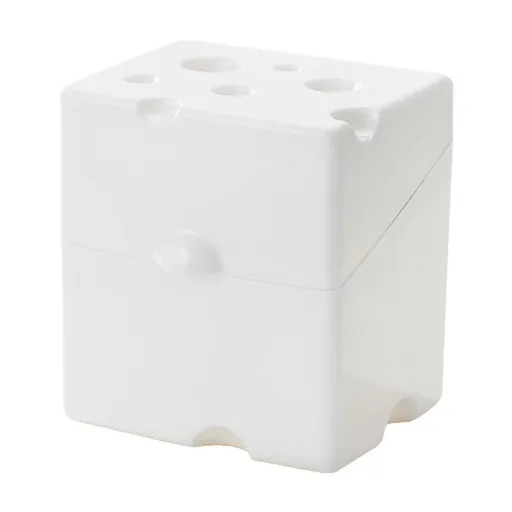Large Cheese Storage Container with Lid | Sliced Cheese & Food Keeper for Fridge | ABS Plastic Fruit & Vegetable Storage Box | White