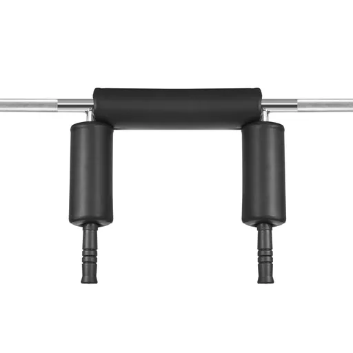Safety Squat Bar, 318kg Fitness Squat Bar, Safety Squat Bar Attachment with Shoulder and Arm Pads, 28mm Diameter Weight Bar, Ideal for Front Squats, Lunges, Rehab, Physical Therapy