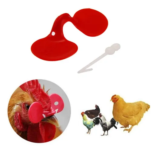 100Pcs Chicken Eye Glasses, Anti-Pecking Chicken Spectacles Poultry Chicken Farm Equipment Chicken raising equipment and supplies