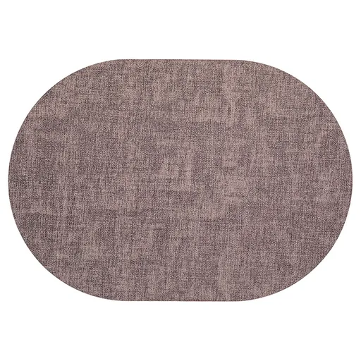 Textured Faux Leather Table Placemats 4 Pack Waterproof Heat Resistant Reversible Oil-Proof Dining Mats 2mm Thick 11.8x17 Inch Home Dining Room Kitchen Protection Decor Brown