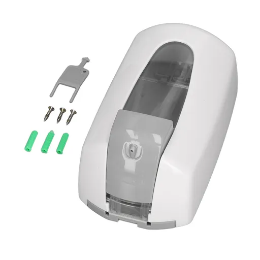 Soap Dispenser Foam Manual 1000ml Wall Mounted Space Saving Modern Design White