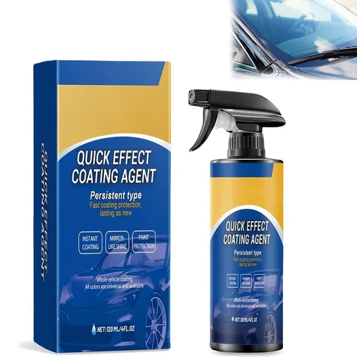 Advanced Car Quick-acting Coating Agent Spray, 3 in 1 High Protection Quick Car Coating Spray, Quickly Effect Coatings Agent, Easy to Use and Clean, Waterless Wash, Lasting