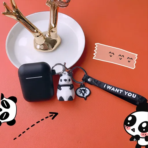 Black set + geometric panda Apple AirPods 3