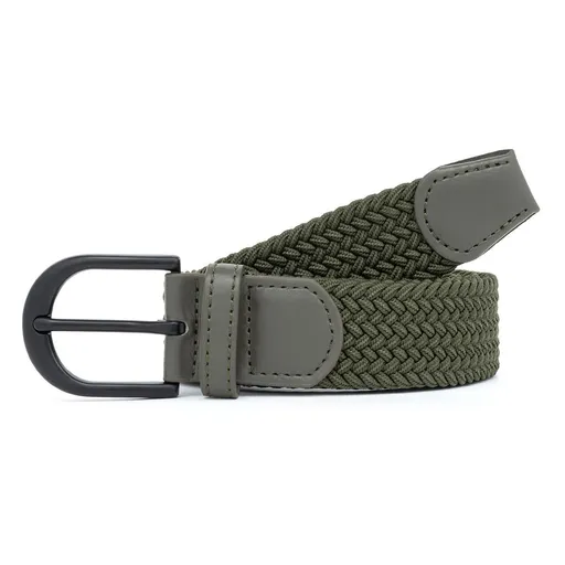 Men's Woven Belt Army Grn 01
