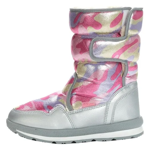 Phibee Kids Snow Boots Anti-Slip Warm M926 black and blue 32