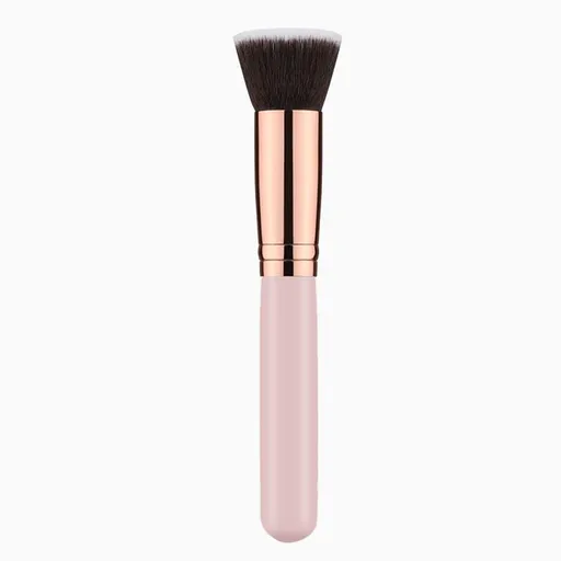 Flat top foundation make-up luxurious pink makeup brush repair contour liquid cream powder beauty tool foundation make-up brush