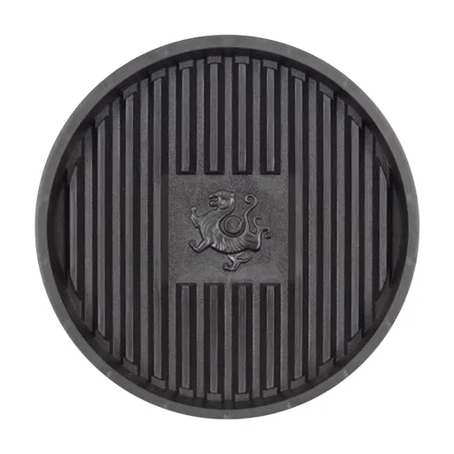 Universal Plunger Tray and Mat, Drip Tray Holder for Toilet Plungers with Quick Air Drying, Plastic Floor Protector for Bathroom and Kitchen, Black