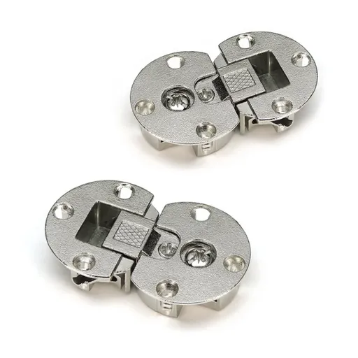 (2 Pieces)-90 Degree Page Turning axis Adjustable Cabinet Door Concealed Hinge Special Table Drop Down Hinge Flush Hinge