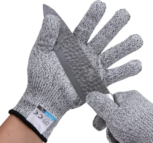 Cut Resistant Gloves for Men Women, Kitchen Gloves for Food Prep, Cutting Gloves With Superior Comfort and Grip for Meat Cutting, Oyster Shucking