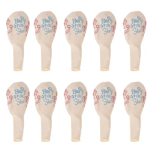 10PCS Cute Print Latex Balloons Set for Baby Child Birthday Party Decoration (3#)
