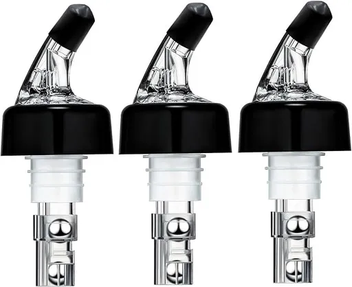 3 Pack Measured Liquor Pour Spout, Liquor Bottle Pourers, Pour Spout for Liquor Bottles, Bottle Pourers for Alcohol, Shot Pourer Cocktail Liquor Dispenser -1oz/30ml