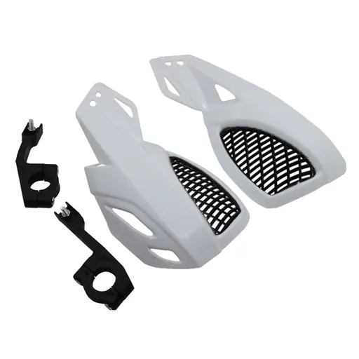 Protect Motorcycle Handlebars Motorbike Handguard Abs White 1 Pair 24.00X12.00X10.00CM White