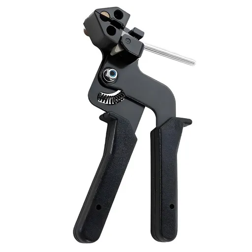 Cable Tie Gun，Stainless Steel Zip Tie Gun, Special Tool For Fastening And Cutting Metal Cable Ties. Stainless Steel Zip Tie Tool Used to Repair Fence, Pipe Wrap,