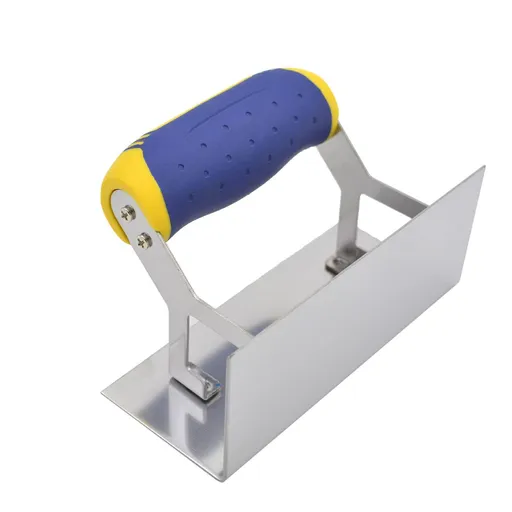 6" X 2.5" Inside Corner Trowel Professional Stainless Steel Sheetrock Corner Shaping trowel Tool with (Inside Corner Trowel)