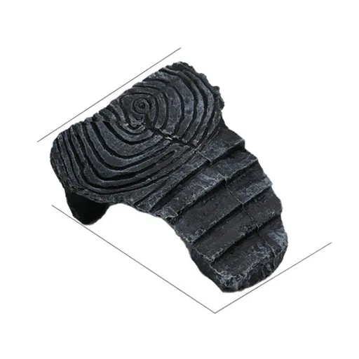 Extra Large Resin Reptile Hideouts Cave Habitat Decor for Reptiles, Amphibians, Fish Tanks and Gecko, Leopard (Small)