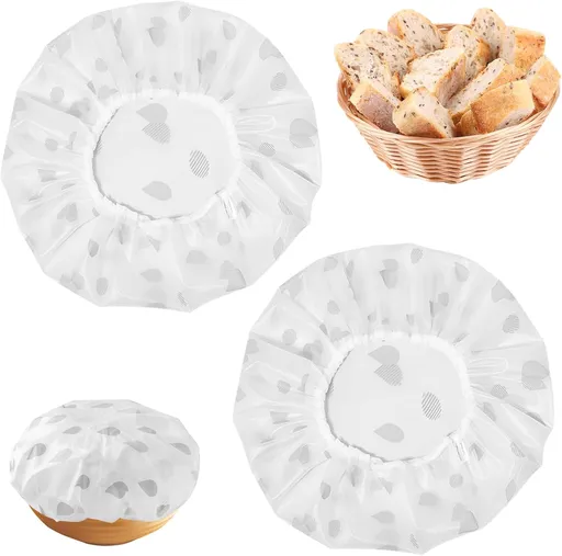 2Pcs Reusable Bread Elastic Bowl Covers for Rising, Sourdough, Adjustable Cover