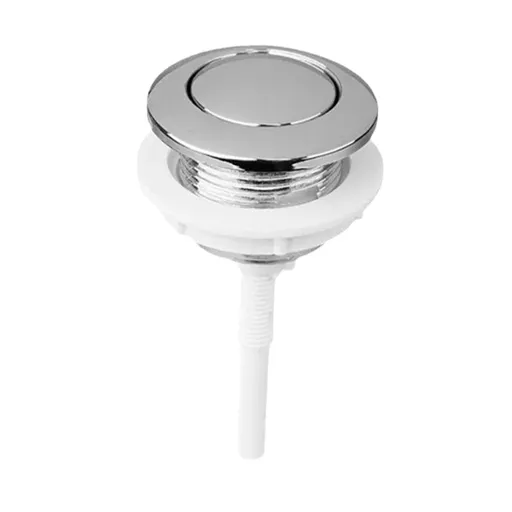 Toilet button Push Flushing Toilet Button Single Push Toilet Tank Button Concealed for Household Toilet Flusher Replacement