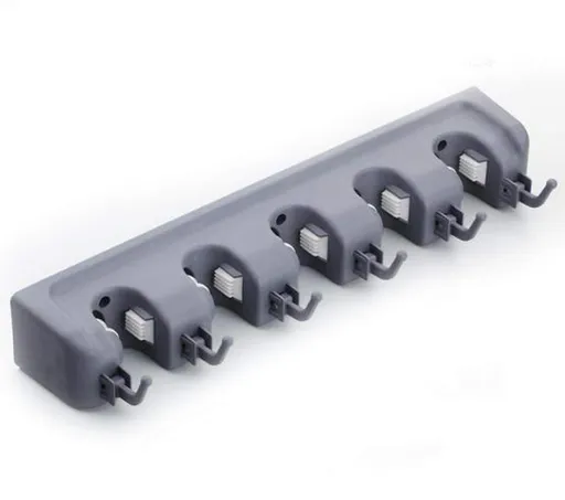 Mop and Broom Holder, Multipurpose Wall Mounted Heavy Duty Tool Organizer Storage Hooks,Ideal Broom Hanger