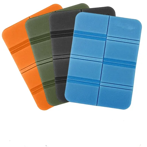 Camping Seat Cushion, 4 Pack Waterproof Foam Sitting Mat Pad for Outdoor Sports Travel，Product expansion size: 385 * 275 * 8mm,four colors（green,black,orang,blue)